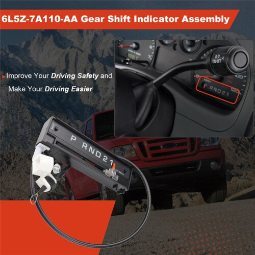 Gear Shift Indicator Assembly for  Ranger 2004-2010 Gear Shift Indicator Cable Replace 6L5Z-7A110-AA 6L5Z7A110AA 1