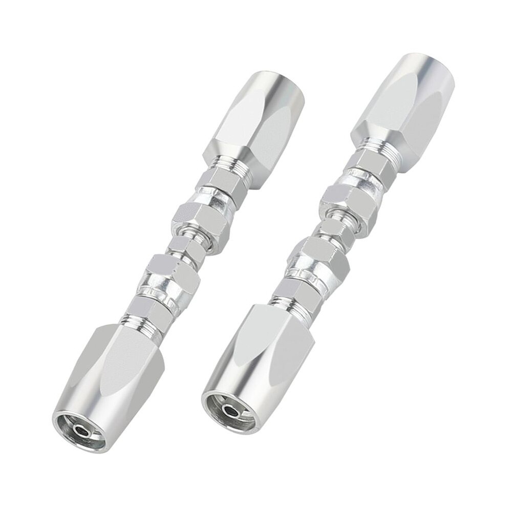 2Pcs Reusable Hydraulic Fittings 1/4Inch Id Hydraulic Hose Field Repair Kit 6032294809551