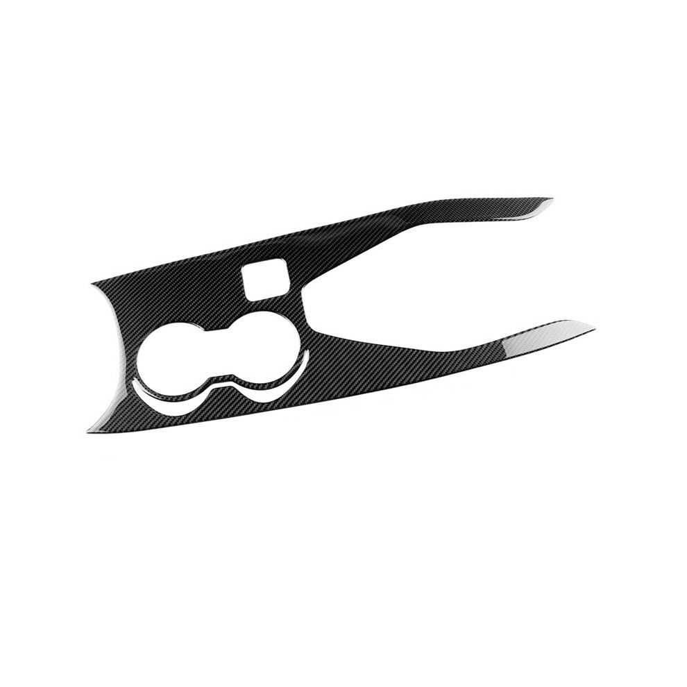 Carbon Fiber For Mustang 2024 2025 Center Console Gear Shift Cup Holder Trim Accessories, Electronic Handbrake 6032860392722