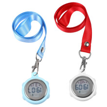 Digital Stopwatches 2Pack With Buckle Lanyards Large Screen Electronic Timers Portable Accurate Timekeeping