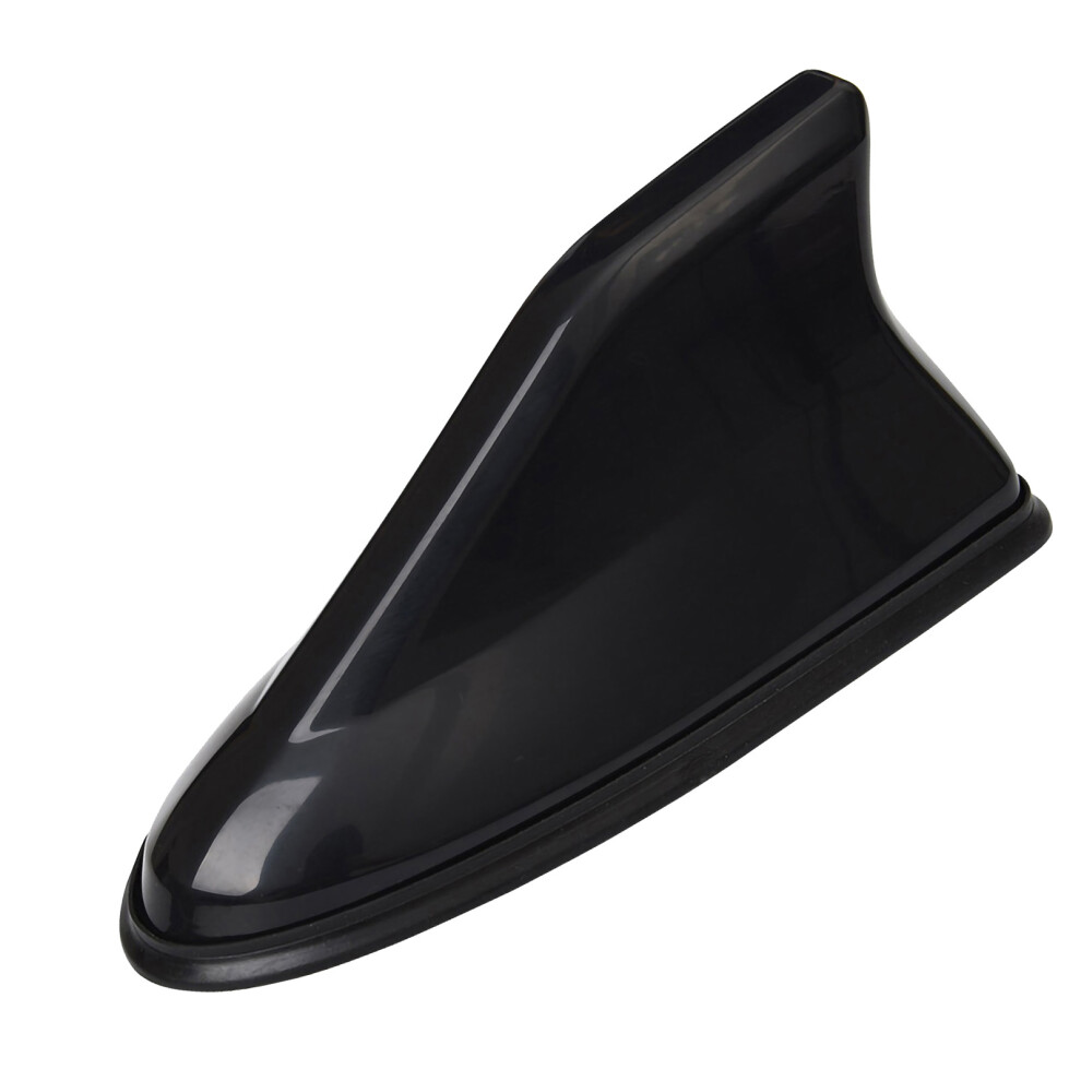 Abs Shark Fin Antenna For Car Roof Radio Signal Enhancement Black 8031375275115