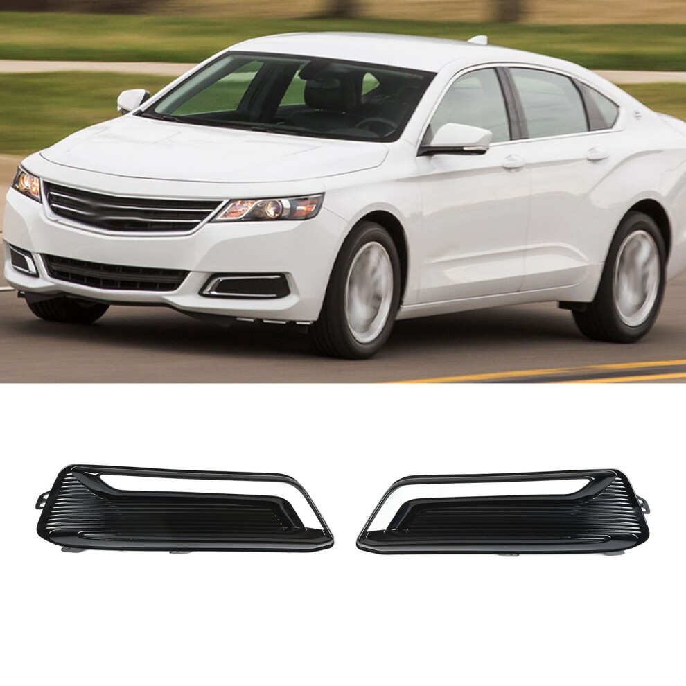 Pair Fog Bezel Cover Gm1038166 For Impala 2017Â2019 Light/Black 6921375533976
