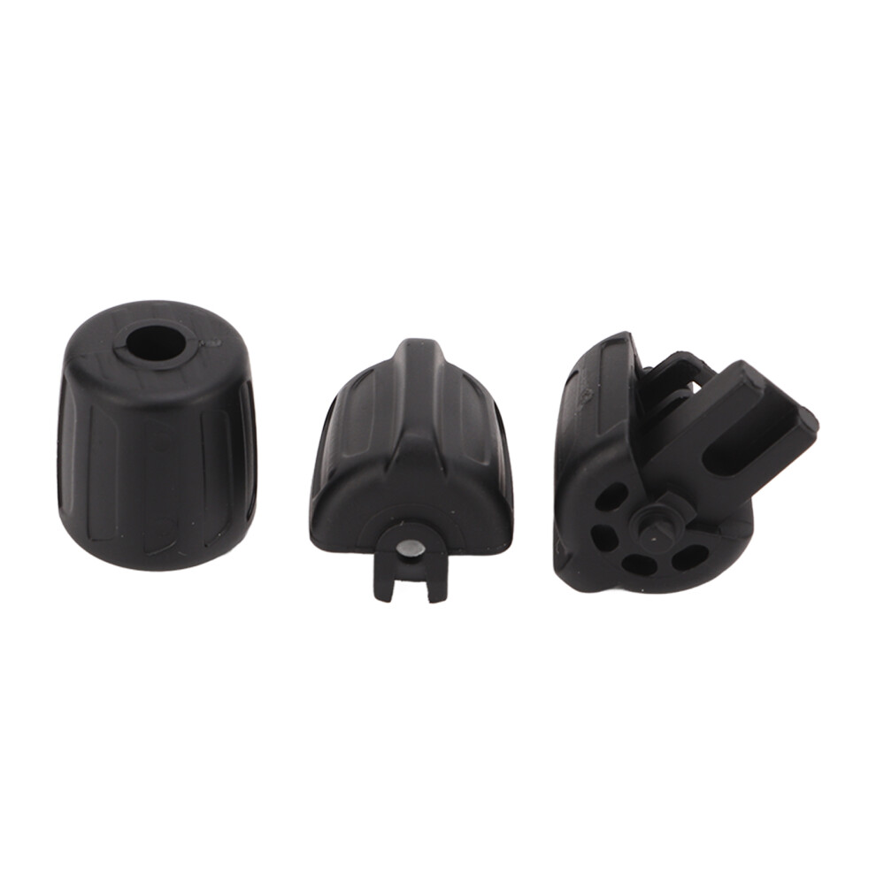 3Pcs Abs Steering Wheel Control Buttons For F10, F20, F26, F30, F36 Black 9341375215066