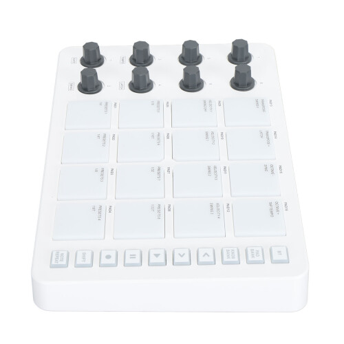 Kabelloser MIDI-Controller mit 16 RGB-Drum-Pads