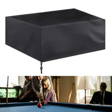 Pool Table Cover 7/8/9 Ft Outdoor Waterproof 210D Oxford Cloth Billiard Full Protection 215x125x14CM