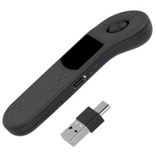 Ratón Inalámbrico D13Pro Air Mouse con Panel Táctil, Puntero PPT Inalámbrico, Control Remoto  2.4G para PowerPoint, Tableta y Cámara.A
