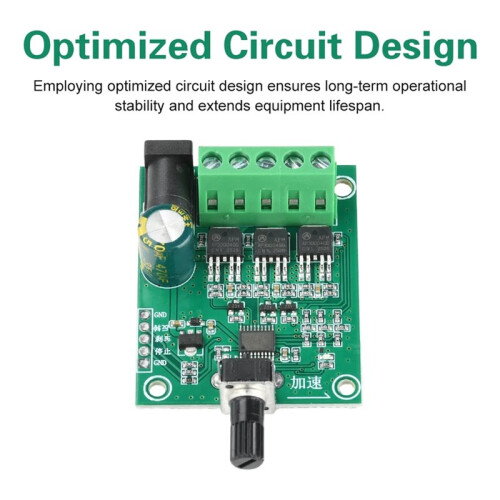 Three-Phase Brushless  Motor Driver Board 75W ESC Driver Board Speed Control Module for HDD Fan 3-Pack 1