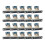 20Pcs USB Jack 3.1 Type-C 2Pin Female Connector Jack Data Charging Port Small Electrical Charging Base with Fixing Plate 1