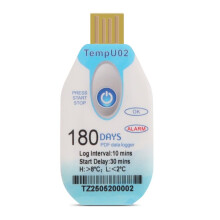 Registrador de Datos de Temperatura USB Desechable, 180 Días de Duración, PDF, Resistente Al Agua, para Transporte de Alimentos y Mariscos.