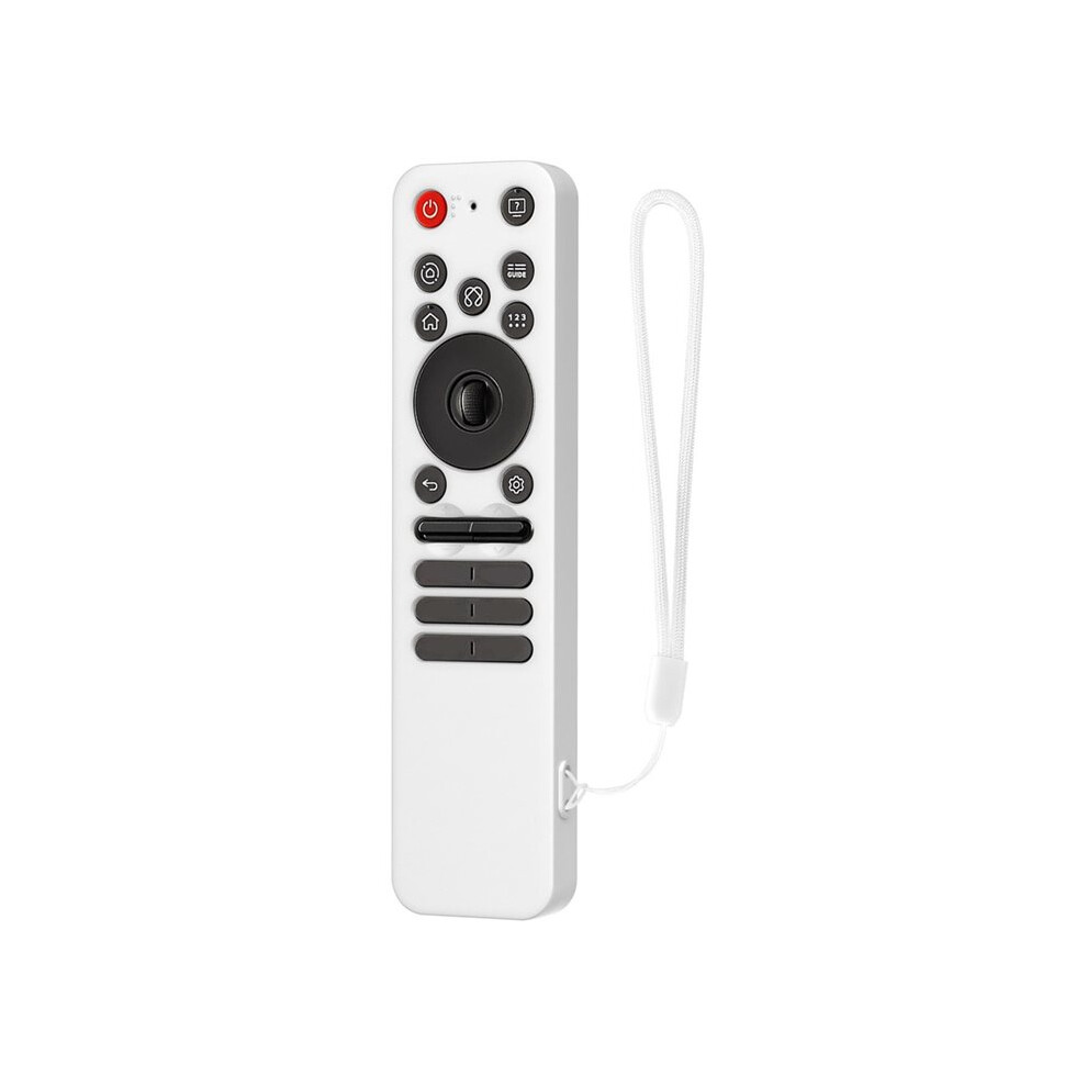 Silicone Protective Case With Lanyard Shockproof Soft Shell Protector Sleeve For Mr25ga Remote Control White 6033025601000