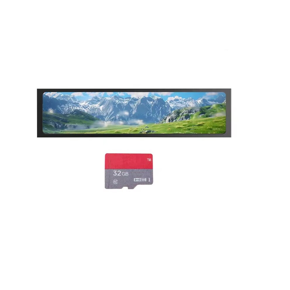 Photos - Car Amplifier 11.26 Inch USB Portable Display 1920x440 IPS LCD TF Card Stereo Advertising Screen Electronic Photo Album Monitor