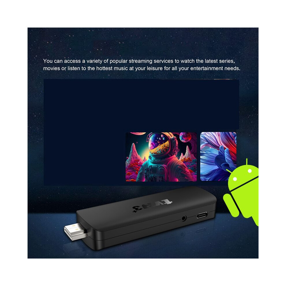 Mortal Tvr3+ Tv Stick Android 14 Os For For Chromecast Voice Wi-Fi 6 Bt 5.0 Wireless Usb Hdr10 Rk3518 Tv Dongle 6034105804816
