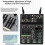 Console Mixer Audio A 4 Canali con Microfono Wireless USB  Reverb per DJ PC Record 4