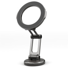 360 Rotatable Magnetic Phone Bracket Foldable Multi-Function Stand Truck Cell Phone Stand for Car/Gym/Mirror