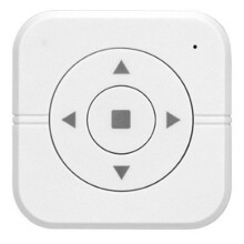 Interruptor de Control Inalámbrico Universal de 5 Teclas, 433 MHz, con Botón Circular, para Pared, Luz LED.