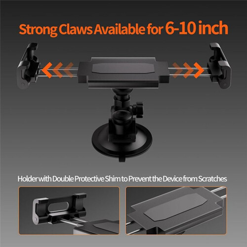 Universal Car Adjustable Suction Cup Holder Stand Flexibility for Starlink  Car-Mounted Bracket Car Accessories 2