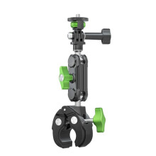 Versatile Action Camera Clamp Mount for Motorcycles & Bikes Fits 15-35mm Pipes for    AKASO