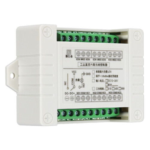 433 MHz 6CH RF Wireless Remote Control   12V-36V Remote Control System Receiver Transmitter Relay B 2