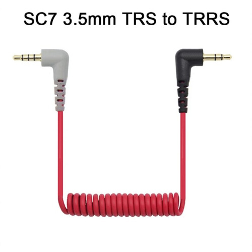 Suitable for  SC7 3.5mm TRS to TRRS Patch Cable for  Sc7 By VIDEOMIC GO Video Micro-Type Mics SC2 TRS 2