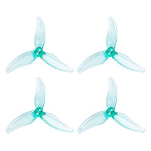2 Paar 3630 3 Inch Propeller 3-Bladige PC-Propellers 1,5 mm Gat voor 2004KV Borstelloze Motor RC FPV-Drone Eend Groen