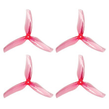 4 Paia di Eliche 2609-3 A 3 Pale per PC da 65 mm per Droni F9A-B U14 200 Hollow Cup Group, Parti DIY, Rosa