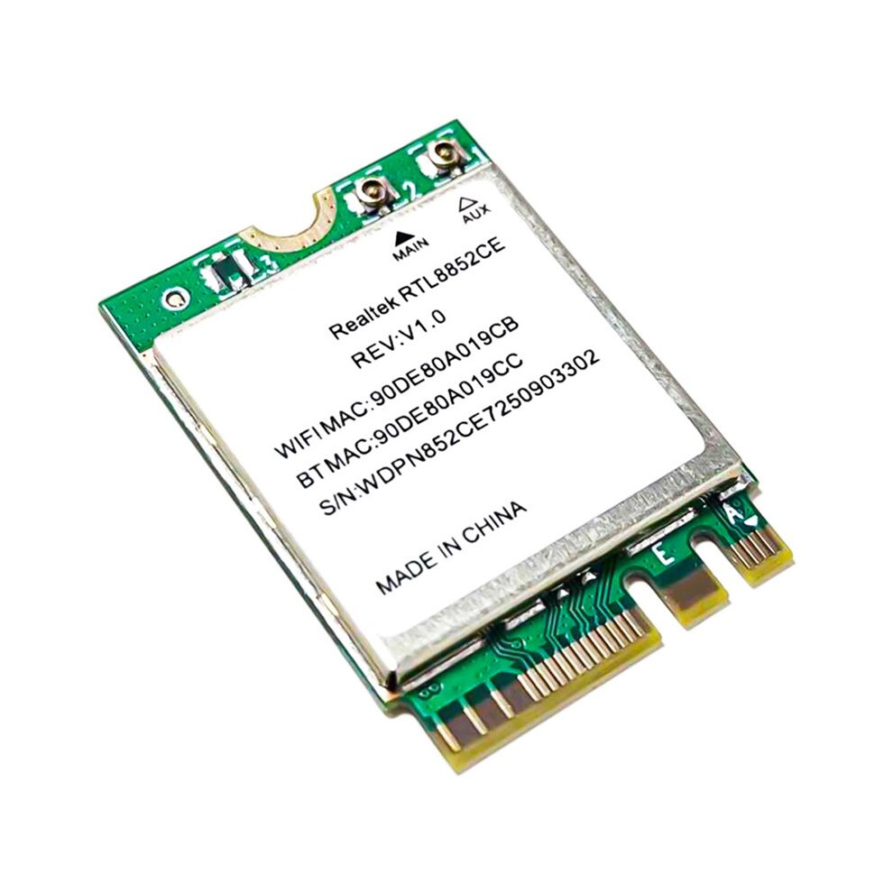 Wifi 6E 5400Mbps Network Card Rtl8852ce M.2 2230 5.3 Wireless Adapter Tri Band 2.4G/5G/6Ghz 802.11Ax 6031725112710