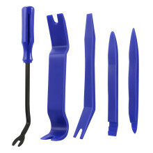 5 Piece Car Disassembly Tool Trim Wedges Set, Removal Car Door Radio Door Trim Disassembly Tool, Car Plastic Pry Tool (Blue)