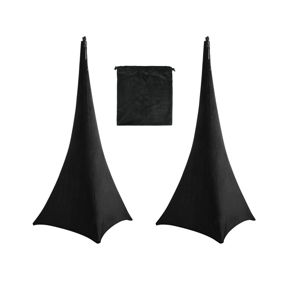 Speaker Stand Cover Universal Dj Speaker Stand Tripod Scrim Skirt Scalable With Storage Bag For Stage Performance Light 6033464616962