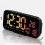 RGB Color Changing Digital LED Clock Mirror Table Clock Wall USB Clock Watch with Temperature Date Week 3