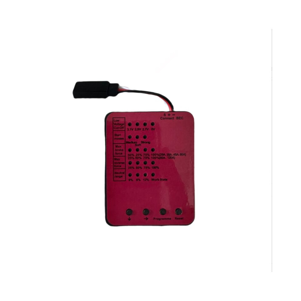 For SURPASS HOBBY KK LED Programming Card for RC Car Electronic Speed Controller Brushless ESC 25/35/60A//150A KK Series