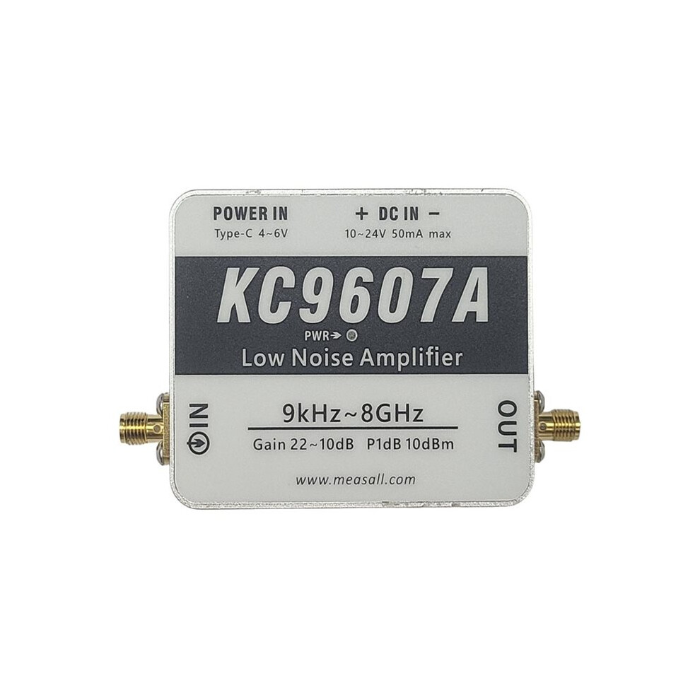 Kc9607a Ultra-Low Frequency Wideband Low Noise Amplifier Module 1Khz-8Ghz 20Db Gain Near-Field Probe 6034120896599