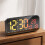 RGB Color Changing Digital LED Clock Mirror Table Clock Wall USB Clock Watch with Temperature Date Week 2
