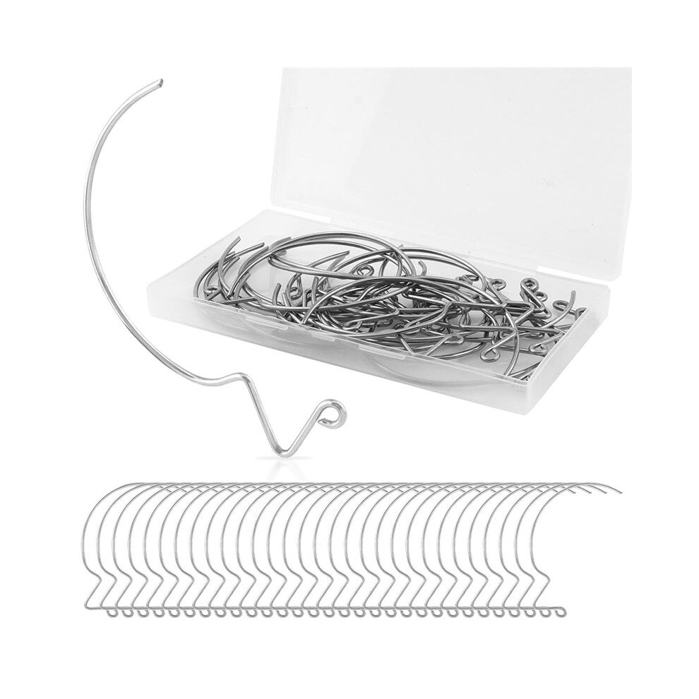 30 Pcs Monkey Hooks Super Hooks Stainless Steel Monkey Hooks Picture Hangers Wall Hangers Without Nails Wall Hooks 6033005073384