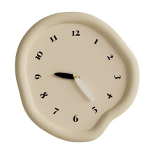 Nordisches Wanduhr-Design, Einfache Uhr, Zimmeruhr, Wanduhr, Leise, Heimdekoration
