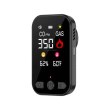 Rilevatore di Monossido di Carbonio e Gas Naturale 4 In 1 con Display LCD, Rileva CO, Gas Naturale, Temperatura, Umidità per La Casa UE