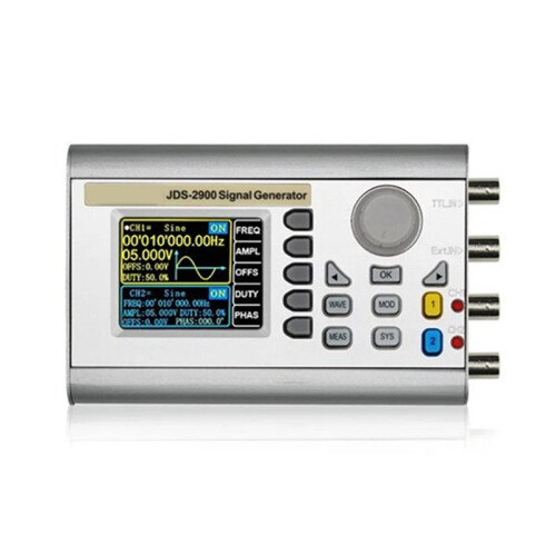 JDS2900 15/30/40/50/60MHz DDS Dual-CH Function Signal Generator Arbitrary Waveform Generator Source Frequency Counter EU