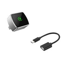 Caja CarPlay Inalámbrica 2 en 1 para Android Auto, con Conexión por Cable A Dongle Inalámbrico, Conexión Estable, Adaptador CarPlay