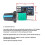 PWM Fan Speed Controller 12V Single Channel 4 Pin Low Power Mute for Computer Case Fans Without Cable 6