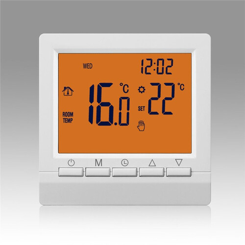 Digital Termostat för Gaspanna, Batteriprogrammerbar Temperaturregulator för Värme, Panntermostat, Väggmontering 1