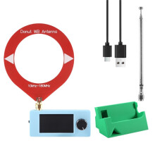 Kit Récepteur Radio SI4732 + Antenne + Support 10 KHz-180 MHz, Écran 1,9 Pouces, FM/AM/LSB/USB,  Radio à Ondes Courtes SI4732.