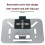 Foldable Projector Stand Desk, Wall and Ceiling Mount Bracket with 180-Degree Rotation for Home Theater Projector Silver 4