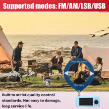 SI4732 Radio Receiver 1.9inch Display 10KHz-180MHz FM/AM/LSB/USB Shortwave Radio Receiver SI4732 Radio+3D Stand