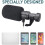 3.5mm Compact Cardioid  Microphone, Phone Recording Microphone Noise Reduction Small Microphone Vlog Live Broadcast 5
