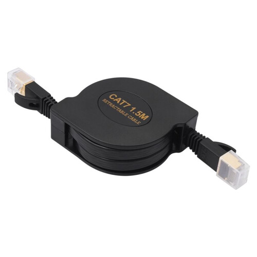 Cat7 Flat Cable Ethernet RJ45 LAN Network Cable Patch Cord 10Gbps 600MHz for Router Modem 2