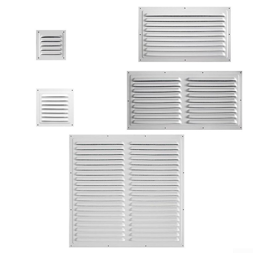 Square Metal Soffit Air Vent Cover With Mesh Guard (200X300mm) 9347817964523