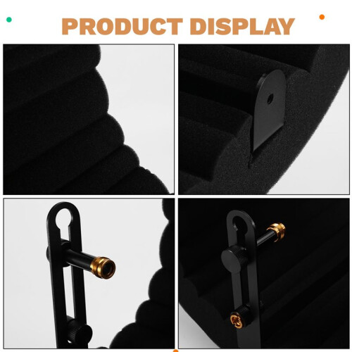 Microfoon Isolatieschild Studio Opname Microfoonfilter Microfoon Spons Geluiddicht Schild 1