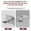 Foldable Projector Stand Desk, Wall and Ceiling Mount Bracket with 180-Degree Rotation for Home Theater Projector Silver 6