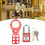 Padlocks Hasps Set, Lockout Tagout Kit 6 Hole Desi 3