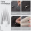 Set of 40 Clothing Pointers, Various Sizes Tapered 6