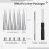 Set of 40 Clothing Pointers, Various Sizes Tapered 5